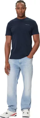 Maicë për meshkuj Tommy Hilfiger Jeans TJM Slim Linear Ches DM0DM21780, blu e errët [Madhësia: M]
