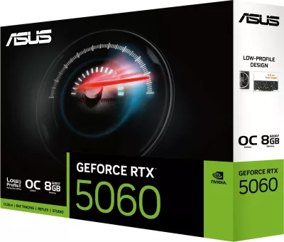 Kartelë grafike ASUS RTX 5060 OC 8GB GDDR7, Low Profile, 2x HDMI, 1x DP