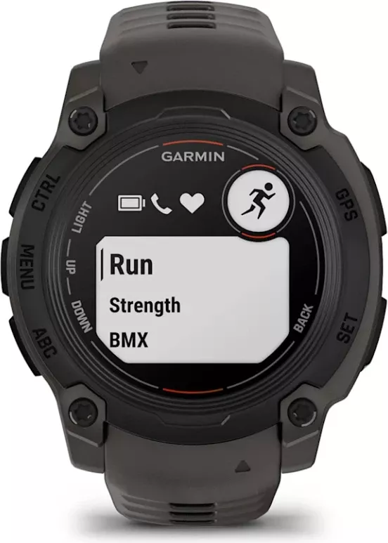 Smartwatch Garmin Instinct® E, Black with Charcoal Strap, 40 mm thumbnail 2
