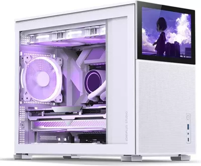 Kasë kompjuteri Jonsbo D31 MESH SCREEN e bardhë