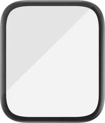 Mbrojtës ekrani PanzerGlass për Apple Watch Series 4/5 40mm, transparent, kornizë e zezë