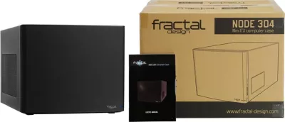 Kasë Fractal Design NODE 304, Cube, Mini-ITX/Mini-DTX, e zezë