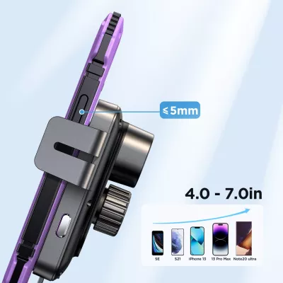 Mbajtës elektrik telefoni Joyroom JR-ZS219 me karikues wireless 15W, i zi