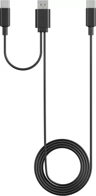 Mikrofon BOYA K9 me kabllo USB-C, 48 kHz 24-bit, RGB, me stendë tavoline dhe pop filter, i zi