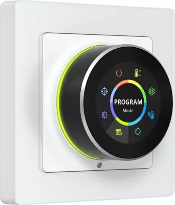 Termostat i mençur Wi‑Fi Avatto WT20R-EH-16A-W-WiFi, për ngrohje në dysheme elektrike, 16A, Tuya Smart Life, i bardhë