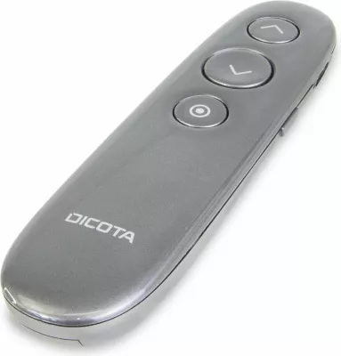 Prezantues wireless DICOTA, Virtual Presenter, 5 butona, laser pointer, gri