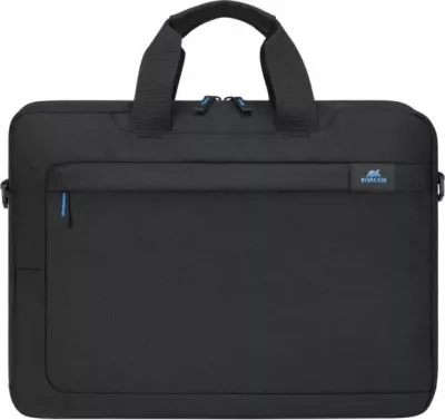 çantë laptopi RIVACASE 8036 16\", material i papërshkueshëm nga uji, me rrip të rregullueshëm, e zezë