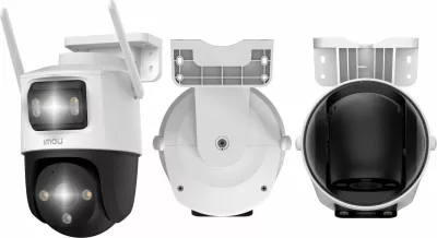 Kamerë IP IMOU Cruiser Dual 10MP (5MP+5MP), Wi‑Fi, IP66, MicroSD, e bardhë