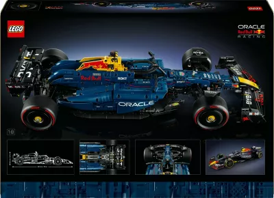 Set ndërtimi LEGO Technic Oracle Red Bull Racing RB20 F1, 1639 pjesë, multingjyrësh