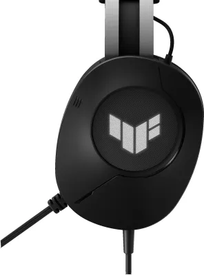 Kufje gaming ASUS TUF Gaming H1 Gen II, me kabllo, virtual 7.1 surround, USB, të zeza