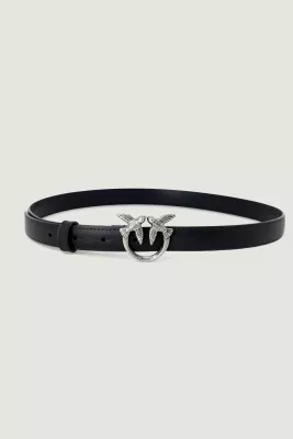 Rrip për femra Pinko Love Berry H2 Vitello Seta 100143 A0F1, i zi me argjend [Madhësia: XS]