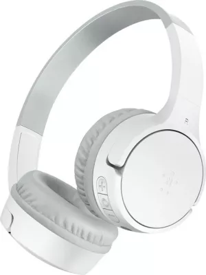 Kufje Belkin SoundForm Mini, Wireless, për thirrje/muzikë, e bardhë