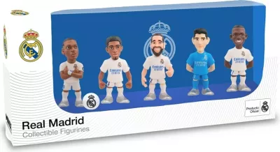 Figurina koleksionuese MINIX Real Madrid, 5 copë, 7 cm