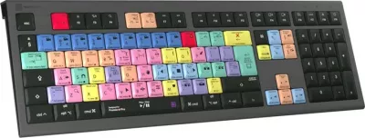 Tastierë LogicKeyboard Astra 2 për Adobe Premiere Pro CC, UK layout, Mac, shumëngjyrëshe