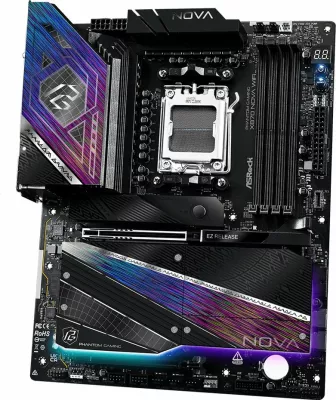 Pllakë amë ASRock X870 Nova WiFi Phantom Gaming ATX, DDR5, Wi‑Fi 7, USB4