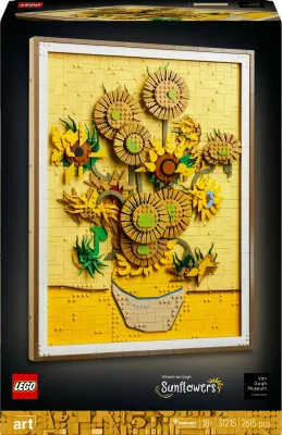 Set ndërtimi LEGO Art 31215 Vincent van Gogh Sunflowers, shumëngjyrësh