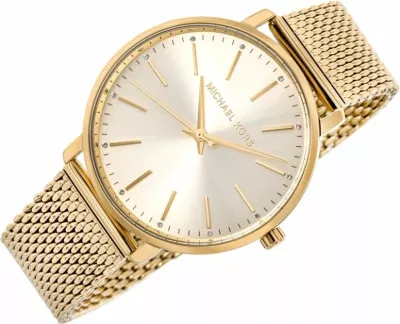 Orë dore femrash Michael Kors Pyper MK4339, e artë, me kuti