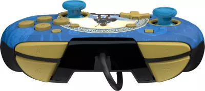 Kontroller i telit PDP REMATCH për Nintendo Switch/Switch OLED, 3.5mm, butona të programueshëm, Hyrule Blue