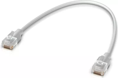 Kabllo rrjeti Ubiquiti UACC-Cable-Patch-EL-0.3M-W, 0.3m, e bardhë