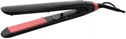 Drejtuese flokësh Philips StraightCare Essential BHS376/00, e zezë/rozë