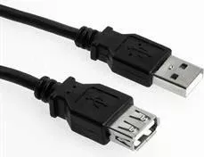 Kabllo USB 2.0 zgjatues Sharkoon 3m, e zezë