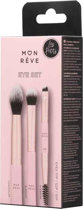 Set i brushave për sy, 3 copë