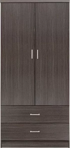 Dollap 2 dyer me 2 sirtarë FH338.01 Zebrano 80x42x181