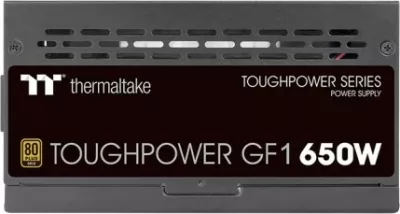 Furnizues i Energjisë Thermaltake Toughpower ATX 650W Gold, 20+4 pin ATX, i Zi