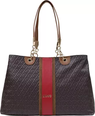 Çantë shopper për femra Liu Jo AF6104 E1141, kafe e errët