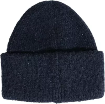 Kapelë dimri për femra Pieces Pcpyron Lurex Hood Noos Bc 17114859, e kaltër