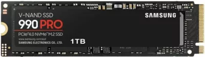 SSD NVMe M.2 Samsung 990 PRO 1TB PCIe 4.0 x4 2280, e zezë