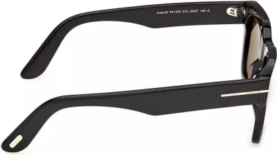 Syze dielli për meshkuj Tom Ford ANDY-02 FT1333 01A, të zeza [Ngjyra: 53]