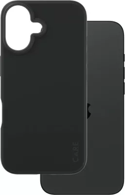 Mbështjellës PanzerGlass CARE Case Fashion iPhone 16, silikon, i zi