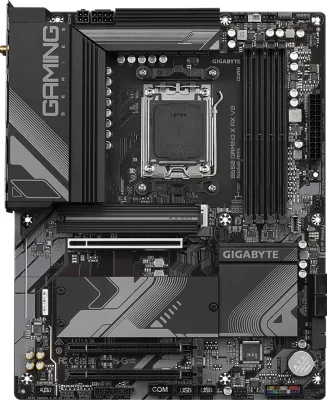 Pllakë amë GIGABYTE B650 Gaming X AX V2, AM5, ATX, DDR5 deri 128GB, Wi‑Fi 6E, 2.5GbE, Retail