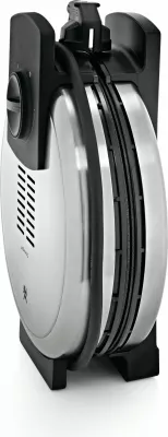Pajisje për vafla WMF Lono 04.1521.0011, 5 vafla, Zemër, 900 W, E zezë, Krom