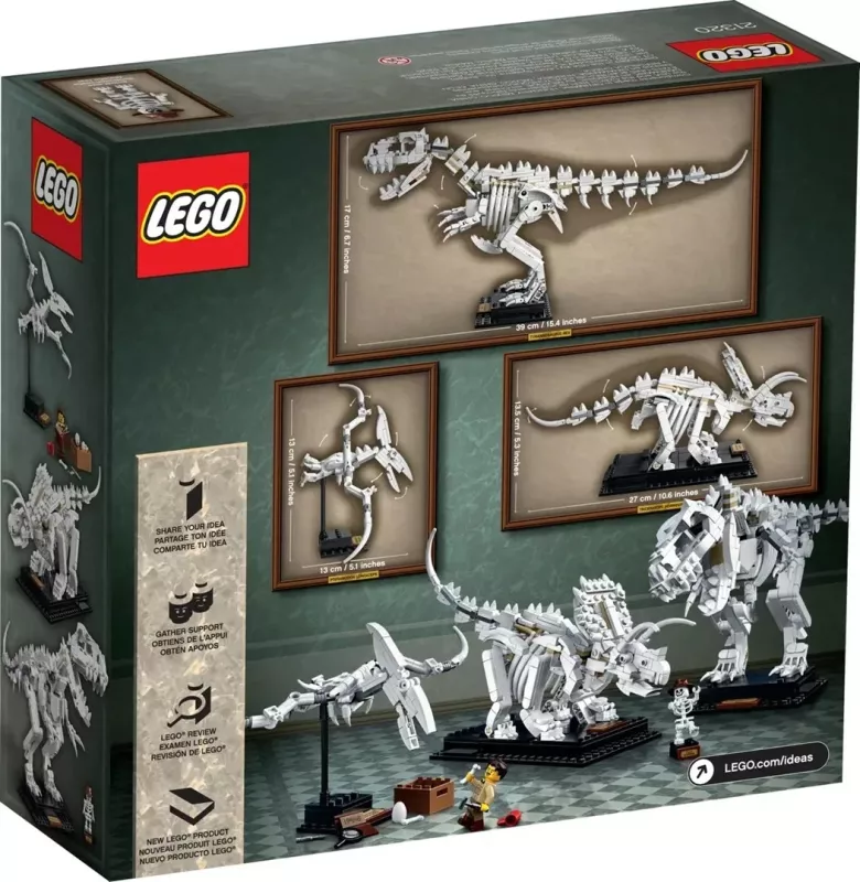 Lodra LEGO IDEAS 21320 Dinosaur Fossils, 910 pjesë