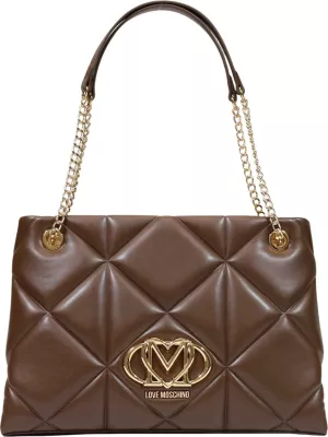 Çantë krahu Love Moschino JC4040PP1, kafe