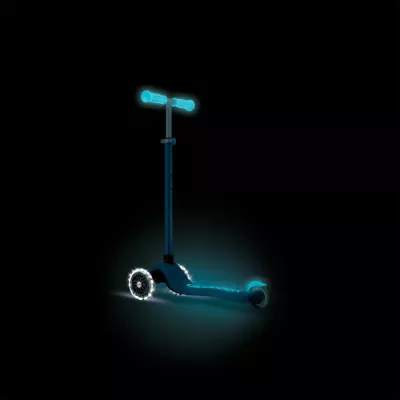 Trotinet për fëmijë Globber PRIMO PLUS GLOW LIGHTS 443-100, petrol blue