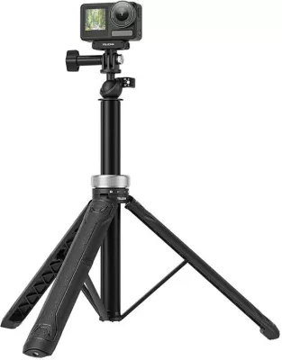 Selfie stick dhe tripod Telesin S1-TSS-01 për kamera aksion, 1.5m, i zi