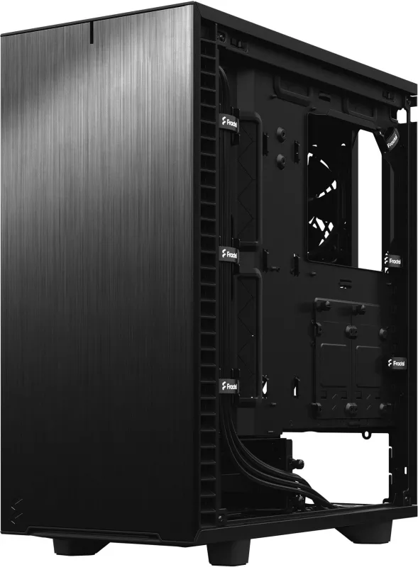 Kasë Fractal Design Define 7 Compact, Midi Tower, ATX, micro ATX, Micro-ITX, e zezë