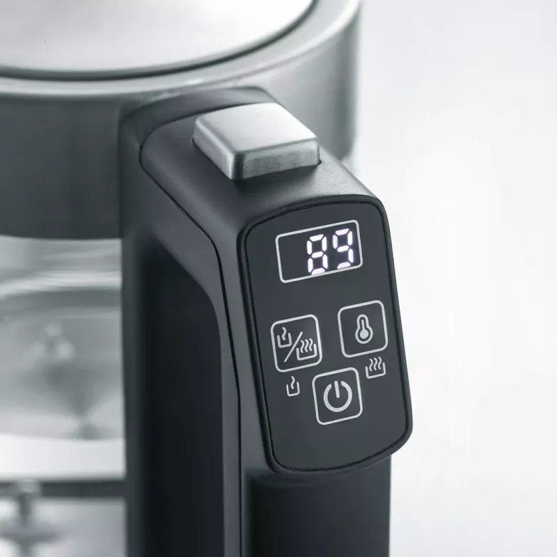 Ibrik elektrik Severin WK 3458, 0.5L, 1100W, i zi/transparente