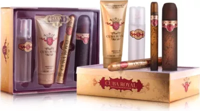 Set për meshkuj Cuba Original Royal Eau de Toilette 100ml + 15ml, Shower Gel 200ml, Aftershave 100ml