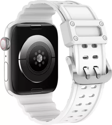 Rrip për Apple Watch Hurtel Strap Triple Protection, TPU, i bardhë