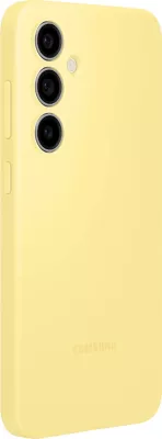 Mbështjellës Samsung EF-PS721CYEGWW për Galaxy S24 FE, silikon, e verdhë