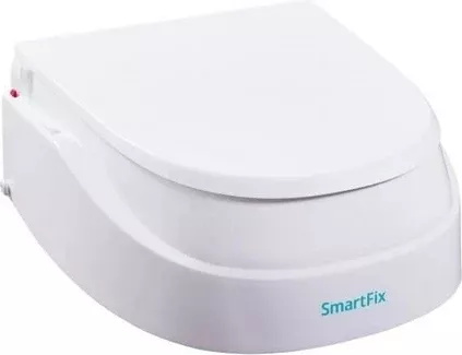 Ngritës ulëse tualeti DIETZ SmartFix, pa mbështetëse, i bardhë