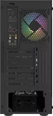 Kasë FURY Shobo SH4F RGB Midi Tower, E zezë