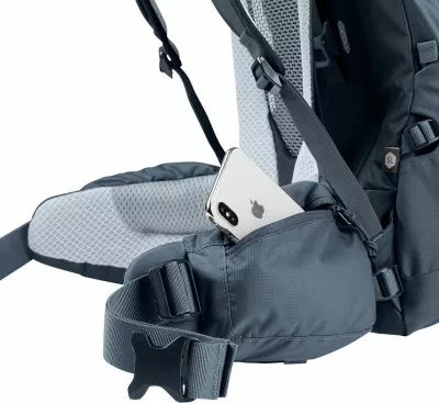 Çantë shpine Deuter, për femra dhe meshkuj, e zezë