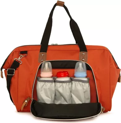 Çantë për pelena, ngjyrë e kuqe 'Tile', Zoozie Bags, 2154 - 83275