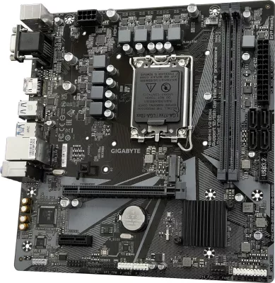 Pllakë amë Gigabyte H610M H DDR4 V2, Micro ATX, DDR4, Intel, e zezë