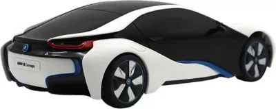 Makine me telekomandë RASTAR BMW i8 1:24, UV-sensitive, e bardhë/verdhe